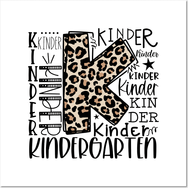 Kindergarten Leopard ,Teacher,Cool Kids Wall Art by David white